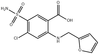 4-Chloro-N-furfuryl-5-sulfamoylanthranilic acid(54-31-9)